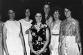 1969, 6th form farewell: Maryanne, Suzanne, Annette, Anne, Meryl and Sue. Anne still has her dress, it's in perfect order and it still fits!