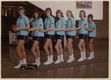 Girls' Saturday netball team, 1965. Yolanda Chalker, Lillian McMahon, Denise Ford, Tish Best, Pamela Crook, Faye Wark, Kathy Leppert.