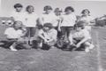 1965 Softball team: Back row: Linda Dukes, Faye Wark, Yolanda Chalker, Meryl Midgley?, Lillian McMahon, Lesley Stenhouse. Front: Pamela Crook, ?, ?, Natalie Malecky