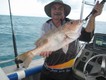 Paul with a golden snapper (c.7 kg), caught Dec 2010, fishing with his son near Darwin.
